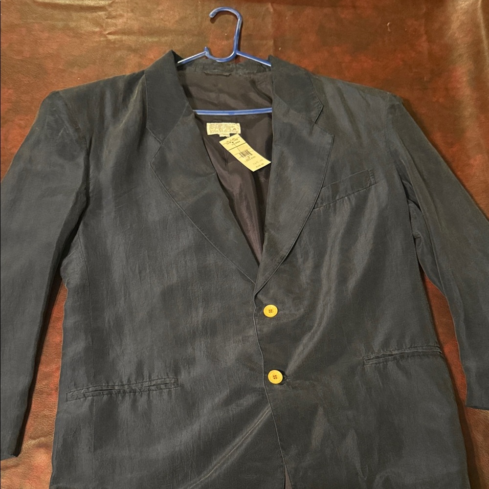 Men's Navy Blazer with Gold Buttons